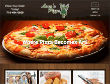 Tablet Screenshot of lenaspizzaonline.com